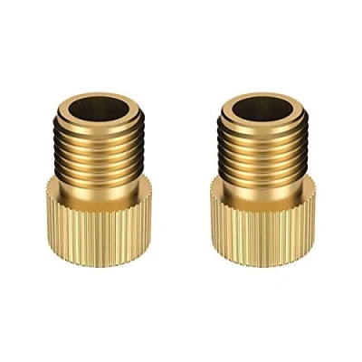 Abbildung von 2Pcs Messing Presta zu Schrader Bike Valve Adapter Konverter
