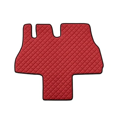 Abbildung von F CORE Volle Deckung Fußmatten für Van FIAT DUCATO II 06.94 02.02 Peugeot Boxer I 03.94 03.02 Citroen Jumper Sitz 1+1 ROT