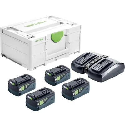 Abbildung von FESTOOL Energie Set SYS 18V 4x5,0/TCL 6 DUO Universal Ladegerät