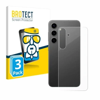 Abbildung von BROTECT Schutzglas für Samsung Galaxy S24 Plus (Rückseite) (3 Stück) Schutzfolie Panzer Folie Glas [Extrem Kratzfest 9H, Anti Fingerprint,