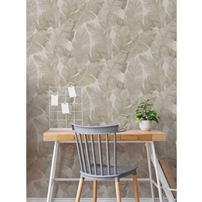 Abbildung von Marburg Vliestapete &quot;Beige&quot;, floral, moderne Tapete für Wohnzimmer Schlafzimmer Küche