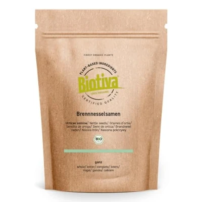 Abbildung von Biotiva Brennnesselsamen ganz Bio 100 g