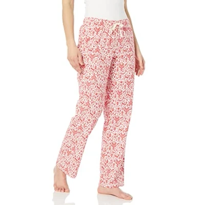 Abbildung von Amazon Essentials Damen Schlafhose aus Flanell (in Übergröße erhältlich), Weiß Wald, 6XL Große Größen