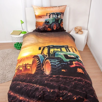 Abbildung von Herding Young Collection Bettwäsche &quot;Young Traktor&quot;, Wendebettwäsche