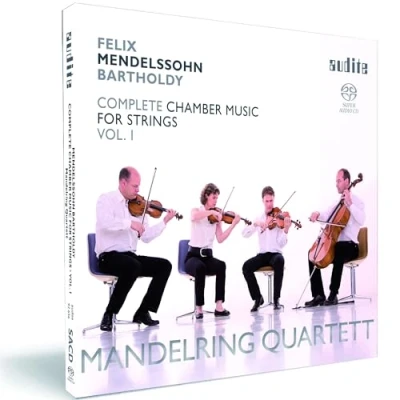 Abbildung von Felix Mendelssohn: Mendelssohn Bartholdy: String Quartets in E flat major (Op. 12), A minor 13) &amp; (1823)