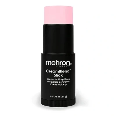 Abbildung von Mehron Make up CreamBlend Stick Gesichtsbemalung, Körperbemalung und Grundierungscreme Körperfarbe Stift (Pastel Pink)