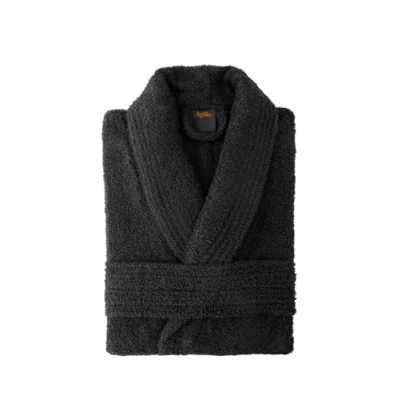Abbildung von Top Towel Unisex Elegant Bademantel, SCHWARZ, L