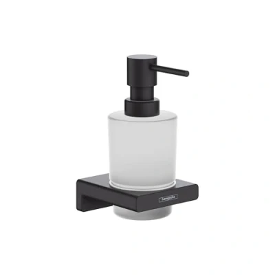 Abbildung von hansgrohe Seifenspender &quot;AddStoris&quot;, (Lotionspender, Befestigungsmaterial, Montageanleitung), Lotionspender