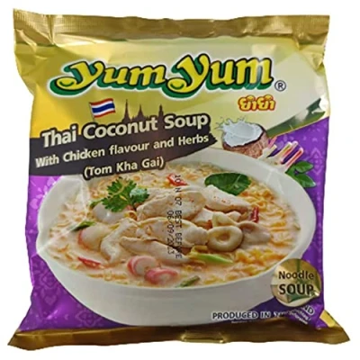 Abbildung von Yum Instant Nudeln Tom Kha Gai 10er Pack (10 x 100g) asiatische Nudelsuppe