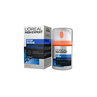 Abbildung von L&#039;Oréal Paris Crema Idratante Per Uomo Anti Rughe Di Espressione Stop Men Expert, 50 ml