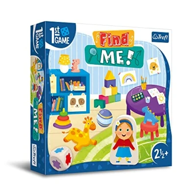 Abbildung von Trefl Find me, Erstes Brettspiel für die Kleinsten, Gegenstände Finden, kooperatives Spiel Kleinkinder, große Elemente, spielerisches Lernen, Kinder ab 2,5 Jahren