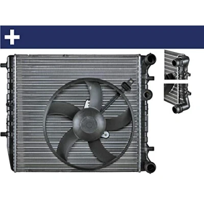 Abbildung von MAHLE ORIGINAL CR 123 000S Kühler, Motorkühlung für Fahrzeuge ohne Klimaanlage 430 415 20 Kühlrippen mechanisch gefügt SKODA: Roomster