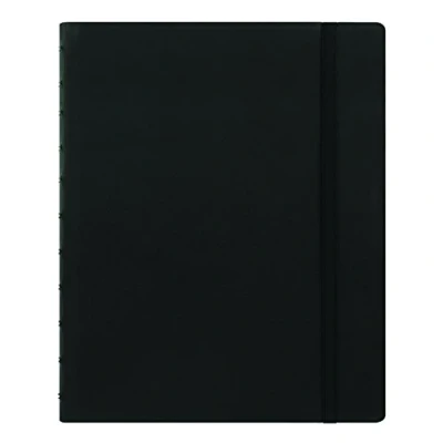 Abbildung von Filofax Nachfüllbares Notizbuch, klassisch, 27,4 x 21,6 cm, Schwarz eleganter Einband in Lederoptik mit beweglichen Seiten Gummibandverschluss, Index, Tasche und Lesezeichen (B115101U), Briefgröße