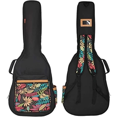 Abbildung von Gitarrentasche 40 41 Zoll Gitarre Tasche Akustik Rucksack Guitar Gig Bag Case Wasserdicht Gitarrenhülle Für Gitarren