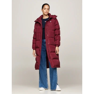 Abbildung von Tommy Jeans Steppmantel TJW ALASKA LONG PUFFER EXT mit Logostickerei