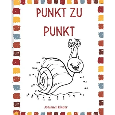 Abbildung von Punkt zu Malbuch Kinder: Ein lustiges Buch mit niedlichen Tieren für Kinder, Jungen und Mädchen im Alter von 3 8 Jahren