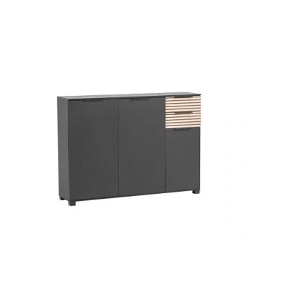 Abbildung von Schildmeyer Schuhschrank &quot;Alexa, Breite 141 cm, Front mit Akustikprint&quot;, Akustikprint