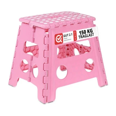 Abbildung von relaxdays Sitzhocker Klapphocker faltbar L Blau
