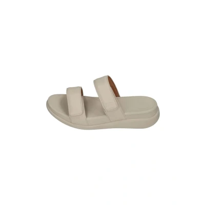 Abbildung von Fitflop GO Adjustable Flatform Twobar Pantolette flach, Damen, Größe: 40, Paris beige Schuhe