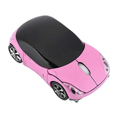 Abbildung von Kabellose Bluetooth Maus, 2,4 GHz, tragbare optische Maus 1600 DPI für Mac/Android/Me/PC Windows/Tablet Gaming Office (Pink)