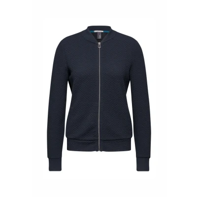 Abbildung von Cecil Struktur Bomberjacke, Damen, Größe: XXL, Blau