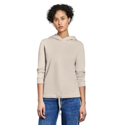 Abbildung von Street One Kapuzenpullover, Damen, Größe: 44, Beige