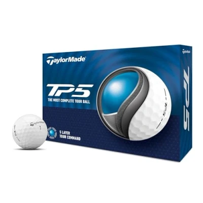 Abbildung von TaylorMade Golf 2024 TP5 Golfbälle, EIN Dutzend