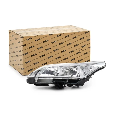 Abbildung von TYC 20 0664 05 2 Scheinwerfer links H7, H1 für Rechtsverkehr mit Elektromotor CITROËN: C4 I Schrägheck, Coupe