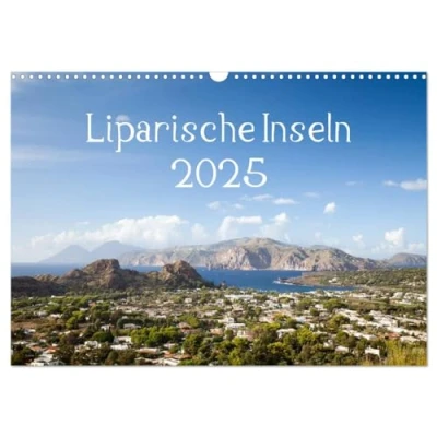 Abbildung von Liparische Inseln (Wandkalender 2025 DIN A3 quer), CALVENDO Monatskalender