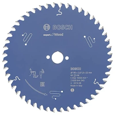 Abbildung von Bosch Professional Kreissägeblatt Expert for Wood (Holz, 190 x 20 2,6 mm, 48 Zähne, Zubehör Kreissäge)
