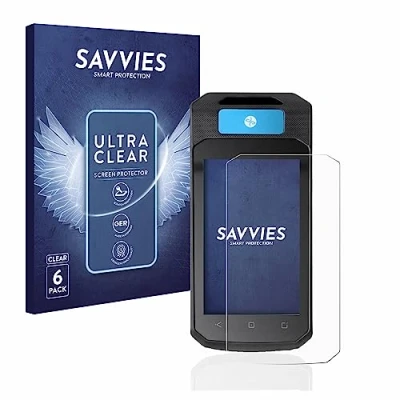 Abbildung von Savvies 6 Stück Schutzfolie für Accu Chek Insight mit DBLG1 Displayschutz Folie Ultra Transparent