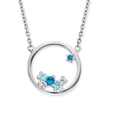 Abbildung von Engelsrufer Halskette, Damen, Größe: One Size, Silber/blau