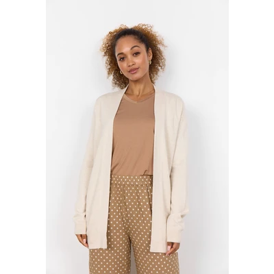 Abbildung von Soyaconcept Strickjacke, Damen, Größe: Small, Cream melange