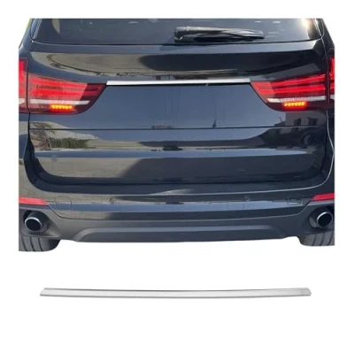 Abbildung von Heckklappe Kofferraumöffner Griff kompatibel mit BMW X5 F15 F85 2013 2018 Edelstahl Chrom