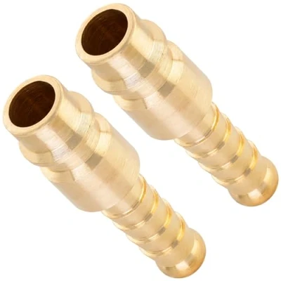 Abbildung von Poppstar 2x Druckluft Stecknippel NW 7,2 mit Schlauch Tülle Ø 8mm für Anschluss