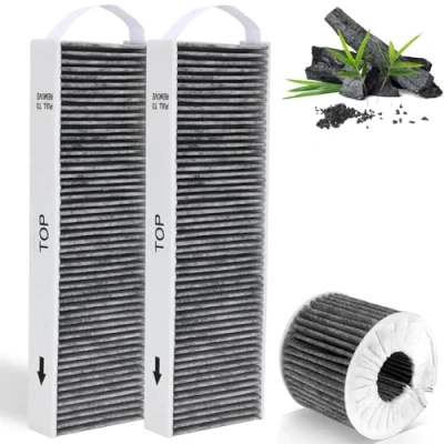 Abbildung von 2 Aktivkohlefilter für Bora Pure PUAKF, Filter X Pure/S Pure/PURU oder PUXU Umluft Kochfeldabzug Dunstabzug Ersatzfilter Zubehör