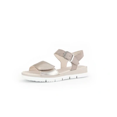 Abbildung von Gabor Keilsandalette, Damen, Größe: 37, Beige Schuhe