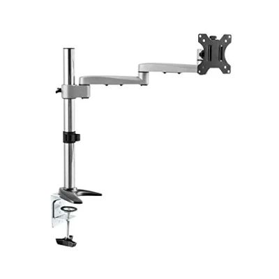 Abbildung von RICOO Monitor Halterung Tisch, VESA Tischhalterung für 13 30 Zoll, Monitorhalterung 1 Arm TS1711, Bildschirmhalterung Neigbar Schwenkbar Monitorarm Bildschirm Halter Monitorhalter