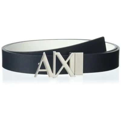 Abbildung von Armani Exchange MANS BELT Gürtel, Größe: 75, Navy/white