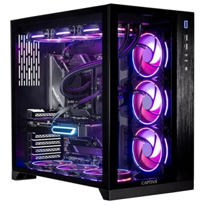 Abbildung von Captiva Highend Gaming PC R89 047 AMD Ryzen 7 7800X3D, 32GB DDR5 RAM, 2TB M.2 SSD, NVIDIA GeForce RTX 5080 (16GB GDDR7), X670E, Windows 11 Home