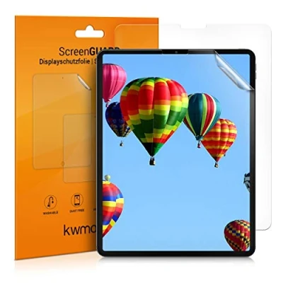 Abbildung von kwmobile 2X Tablet Schutzfolie kompatibel mit Apple iPad Pro 12,9&quot; (2020) Folie Full Screen Protector Displayfolie entspiegelt