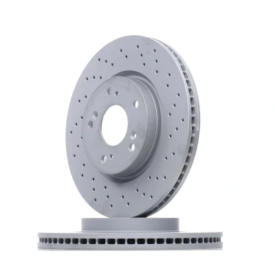 Abbildung von ZIMMERMANN SPORT COAT Z 280.3189.52 Bremsscheibe 293 25 9/5 5 114 innenbelüftet, gelocht beschichtet HONDA: CIVIC 9 Tourer, 10 Schragheck