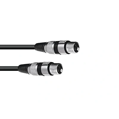 Abbildung von OMNITRONIC Adapterkabel XLR(F)/XLR(F) 0,2m sw