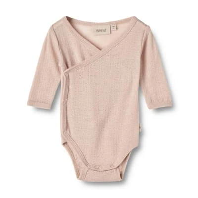 Abbildung von Wheat Mädchen Merino Wolle Seide Body Langarm Willow Oeko Tex