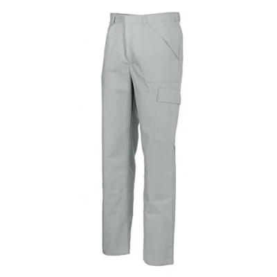 Abbildung von BP 1680 558 51 Sl Unisex Arbeitshose, mit Reißverschluss, 245,00 g/m² Stoffmischung, hellgrau,