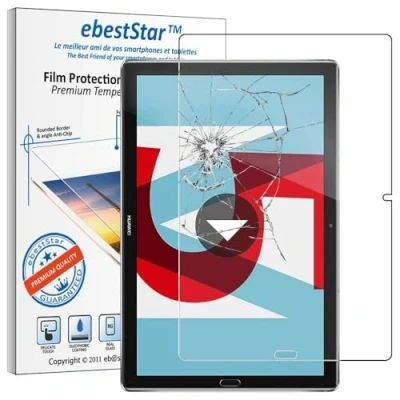 Abbildung von ebestStar kompatibel mit Huawei MediaPad M5 10.8 Panzer Schutz Glas Tablet Schutzfolie, 9H gehärte Schutzglas, HD Displayschutz, Ultrabeständig