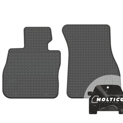 Abbildung von moto MOLTICO Vorne Gummi Automatten Gummimatten Passgenau Allwetter Fussmatten Auto passend für BMW 1 F40 (2019 2024)