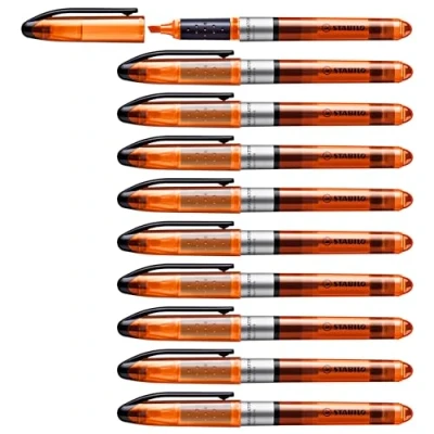 Abbildung von Textmarker STABILO NAVIGATOR 10er Pack orange