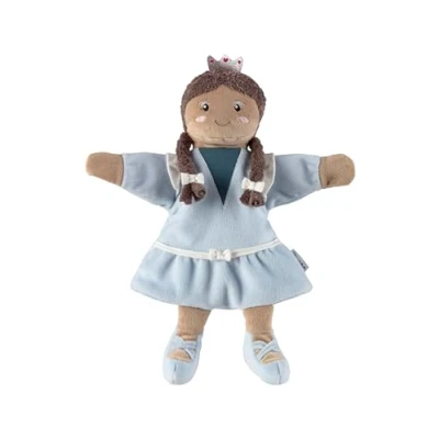 Abbildung von Sterntaler HAND Prinzessin Kuscheltier für Kinder, Größe: One Size, Hellblau