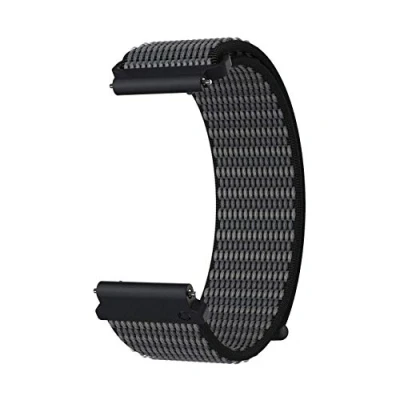 Abbildung von Ersatz Armband für Laufuhren Coros Apex2. Pace2. Apex Nylon 42 mm schwarz